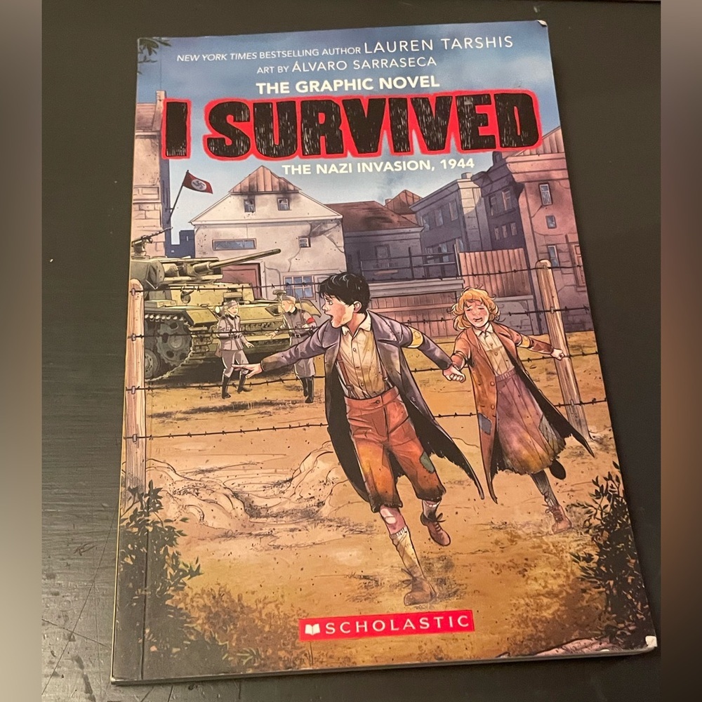 Scholastic I Survived Graphic Novel - Yellow and Red Cover kids